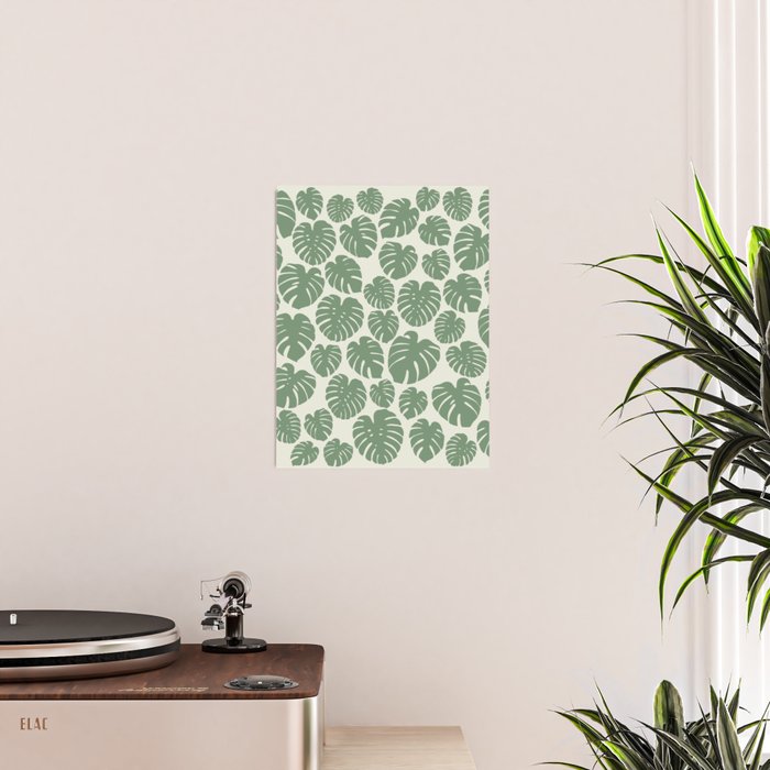 Monstera - Green Poster Gallery Image 2
