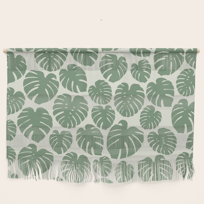 Monstera - Green Wall Hanging Gallery Image 1