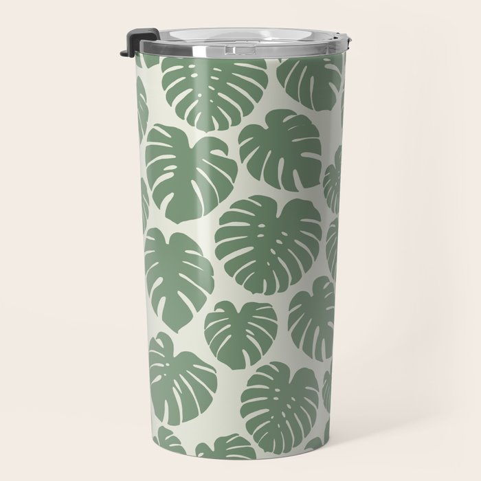 Monstera - Green Travel Mug Gallery Image 3