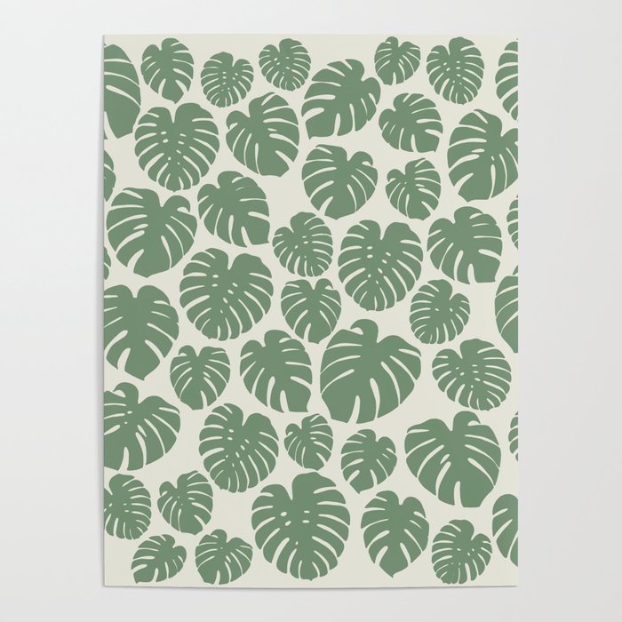 Monstera - Green Poster Gallery Image 1