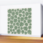 Monstera - Green Wall Mural Gallery Image 2