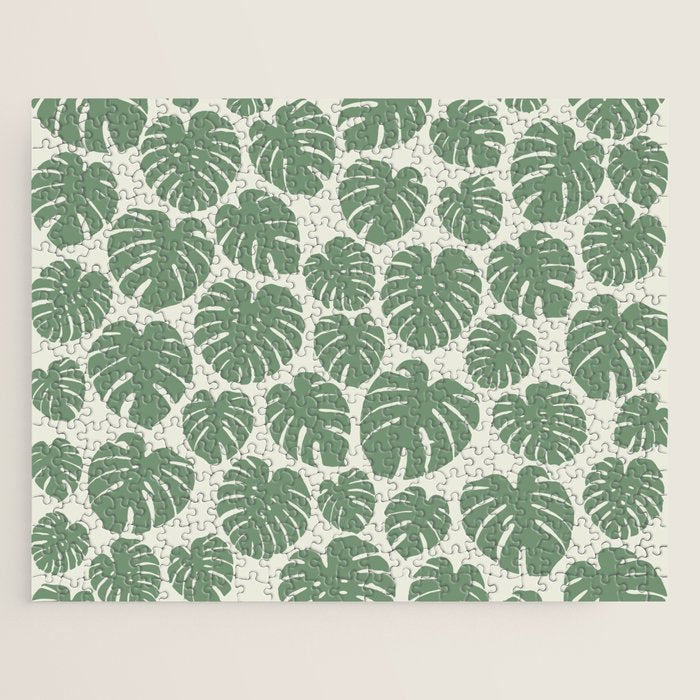 Monstera - Green Jigsaw Puzzle Gallery Image 1