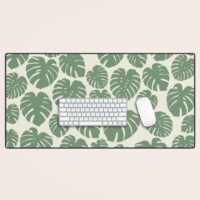 Monstera - Green Desk Mat Gallery Image 1