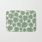 Monstera - Green Bath Mat Gallery Image 1