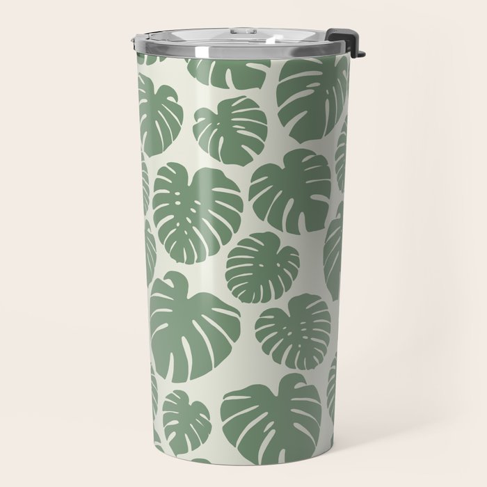 Monstera - Green Travel Mug Gallery Image 2