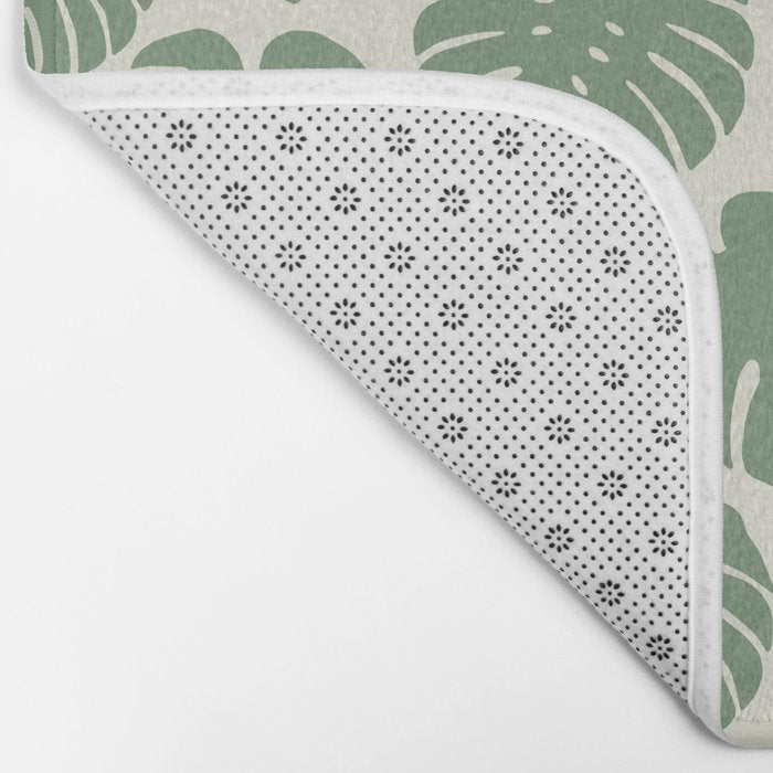 Monstera - Green Bath Mat Gallery Image 2