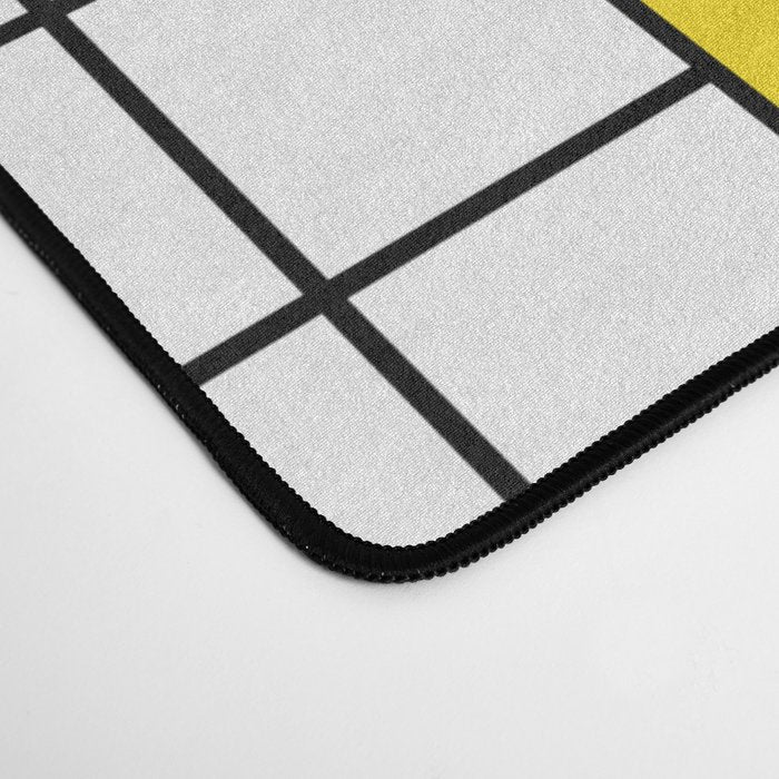 Memphis Pattern - 80s Retro White Desk Mat Gallery Image 4