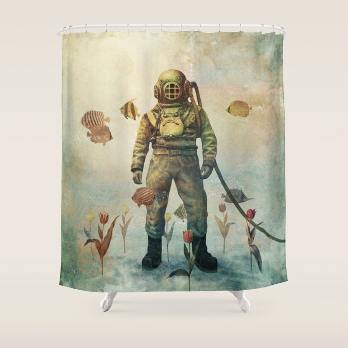 Deep Sea Garden  Shower Curtain Gallery Image 1