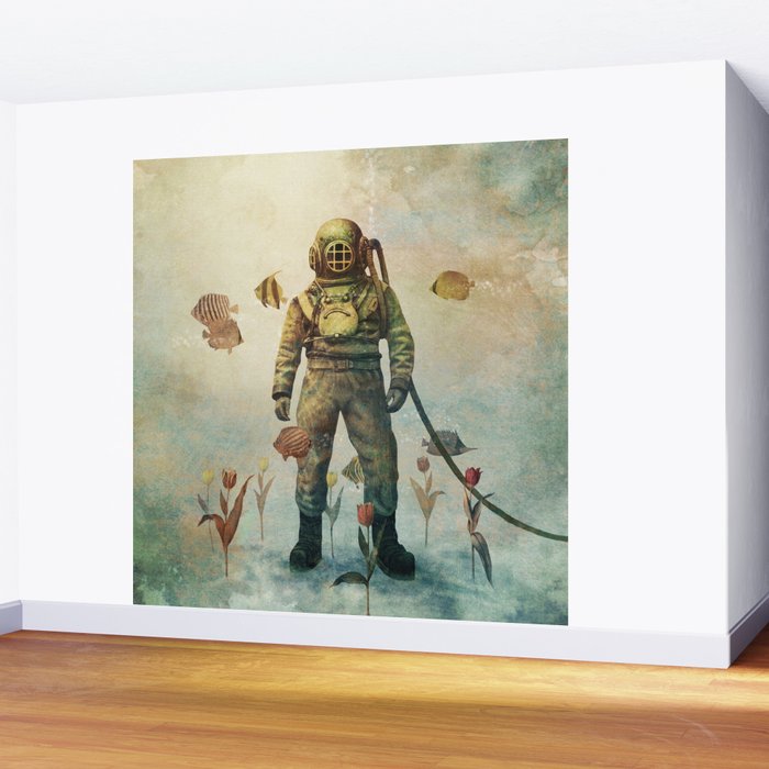 Deep Sea Garden  Wall Mural Gallery Image 2
