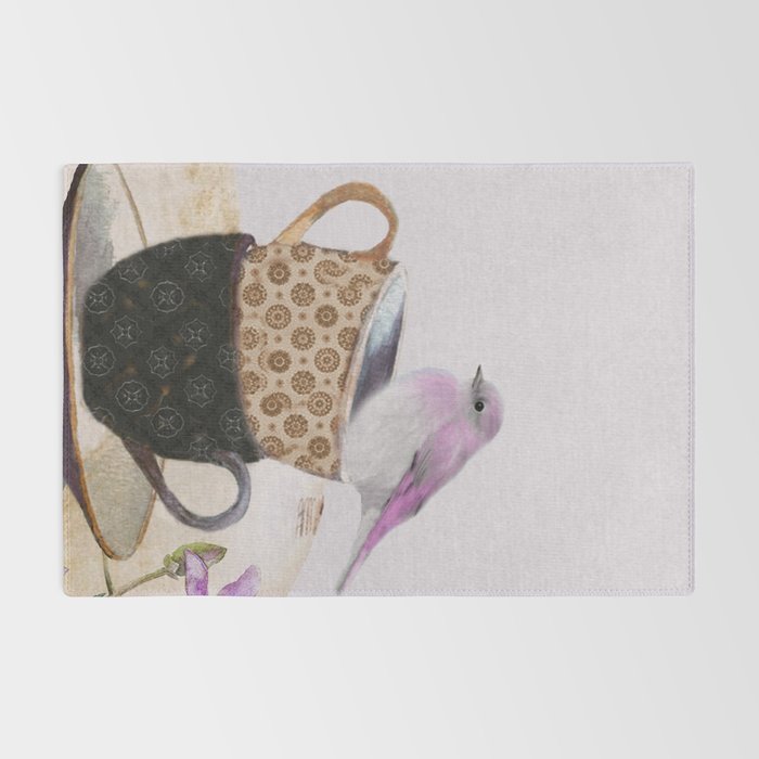 Bird in tea cup Rug Gallery Image 2