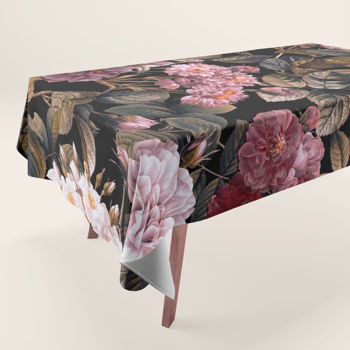 Autumn Winter Flowers IV Tablecloth Gallery Image 1