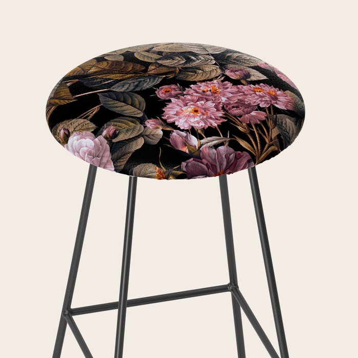 Autumn Winter Flowers IV Stool Gallery Image 2