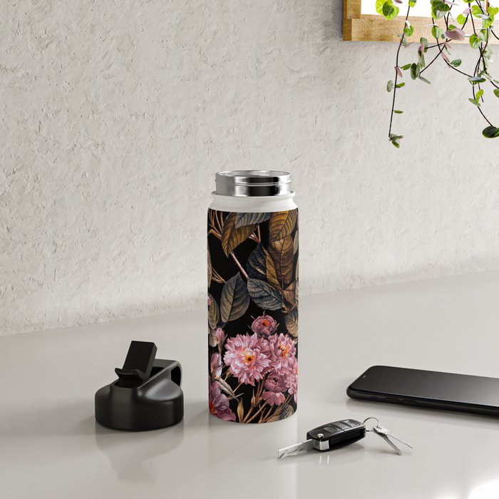 Autumn Winter Flowers IV Water Bottle Gallery Image 4