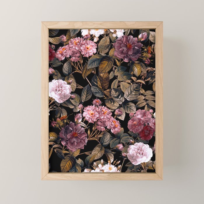 Autumn Winter Flowers IV Mini Art Print Gallery Image 1