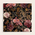 Autumn Winter Flowers IV Wood Wall Art Gallery Image 1