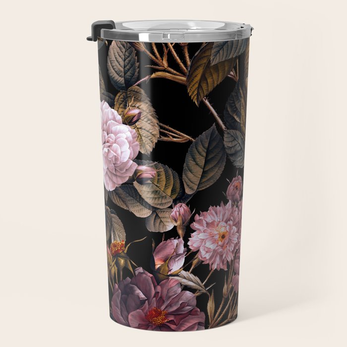 Autumn Winter Flowers IV Travel Mug Gallery Image 3