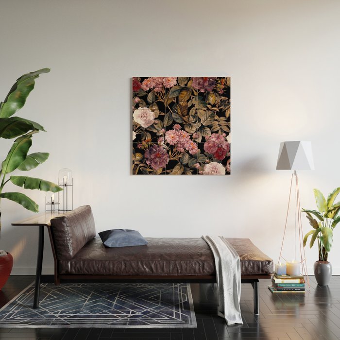 Autumn Winter Flowers IV Wood Wall Art Gallery Image 2