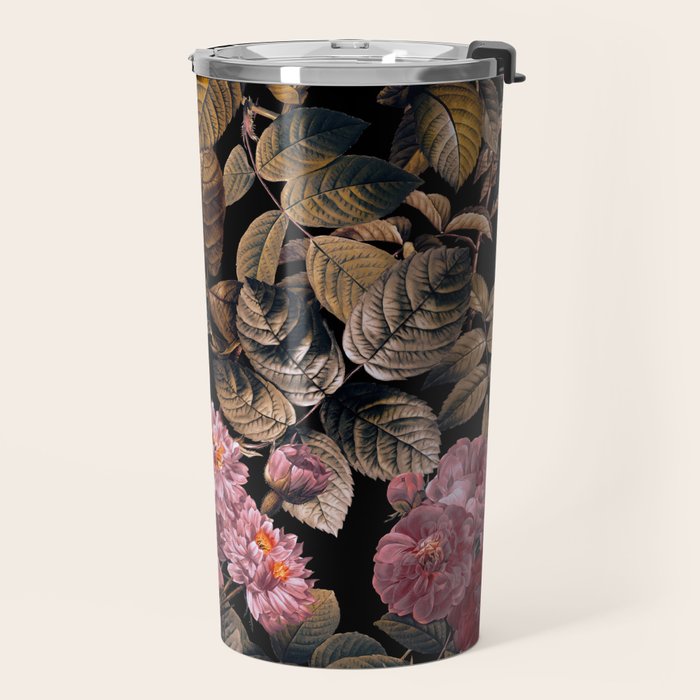Autumn Winter Flowers IV Travel Mug Gallery Image 2