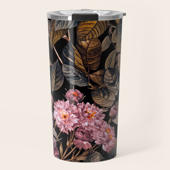 Autumn Winter Flowers IV Travel Mug Gallery Image 1