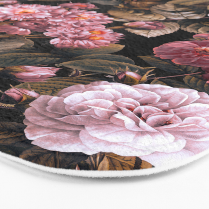Autumn Winter Flowers IV Bath Mat Gallery Image 3