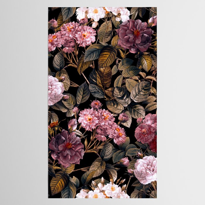 Autumn Winter Flowers IV Tablecloth Gallery Image 2