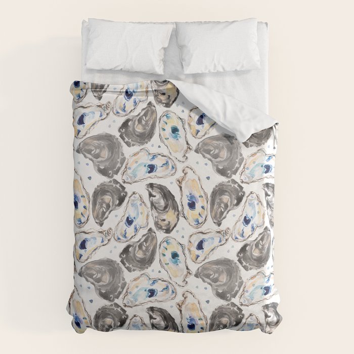 Coastal Oysters Duvet Cover Gallery Image 1