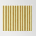 Gold Leaf Mustard and Lemon Sorbet Yellow Throw Blanket Gallery Image 2