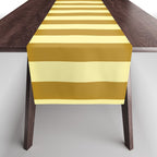 Gold Leaf Mustard and Lemon Sorbet Yellow Table Runner Gallery Image 1