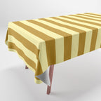 Gold Leaf Mustard and Lemon Sorbet Yellow Tablecloth Gallery Image 1