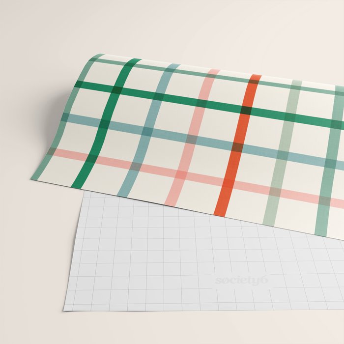 Simple Check - festive Wrapping Paper Gallery Image 2