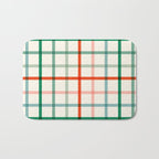 Simple Check - festive Bath Mat Gallery Image 1