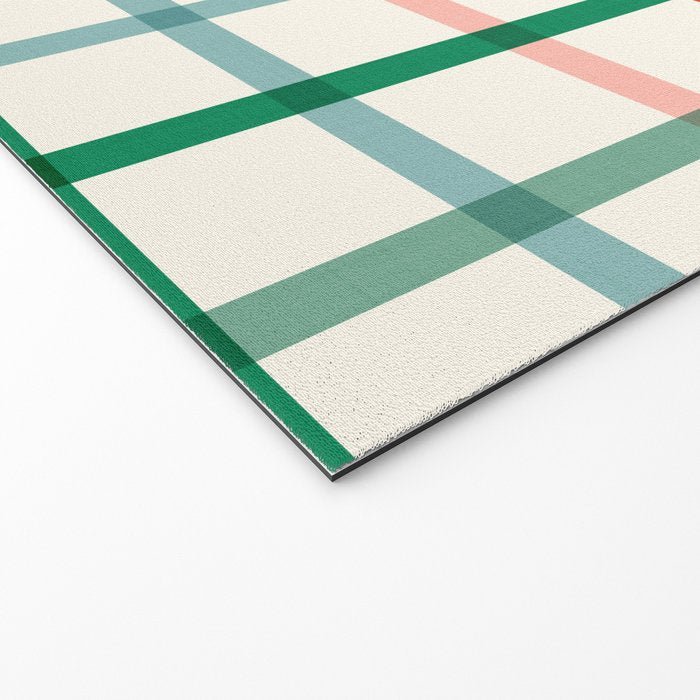 Simple Check - festive Welcome Mat Gallery Image 2