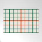 Simple Check - festive Welcome Mat Gallery Image 1