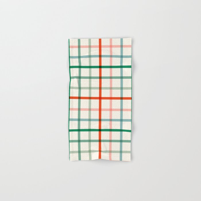 Simple Check - festive Bath Towel Gallery Image 1