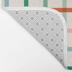 Simple Check - festive Bath Mat Gallery Image 2