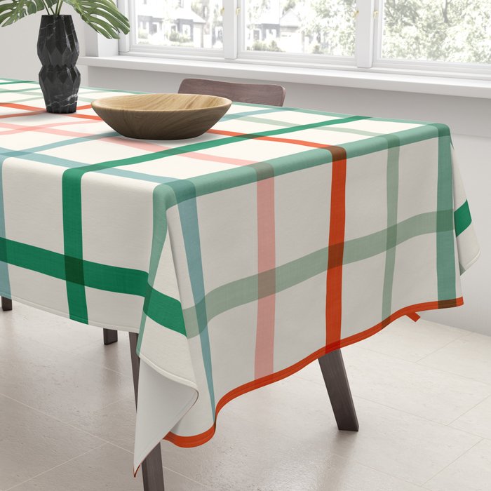 Simple Check - festive Tablecloth Gallery Image 3