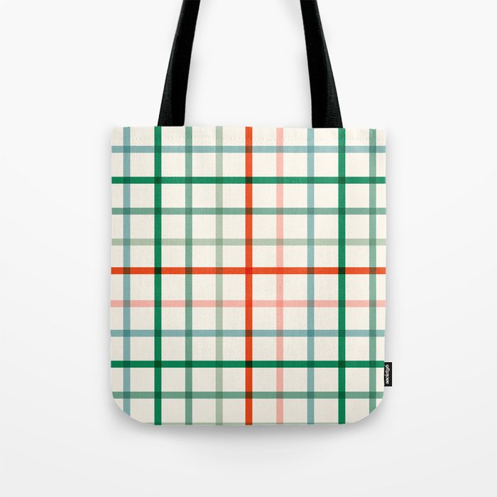 Simple Check - festive Tote Bag Gallery Image 1