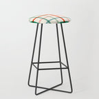 Simple Check - festive Stool Gallery Image 1