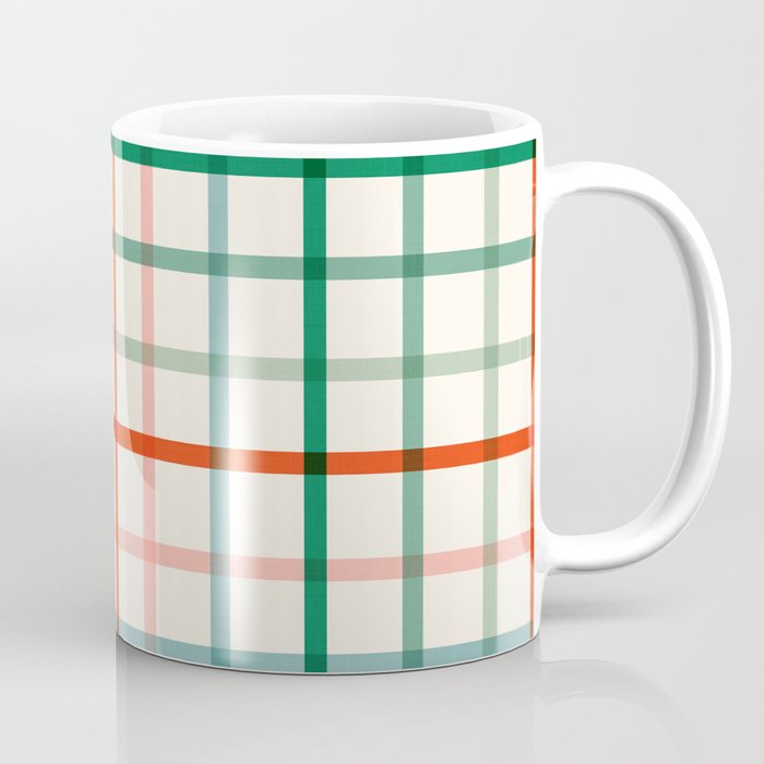 Simple Check - festive Coffee Mug Gallery Image 1