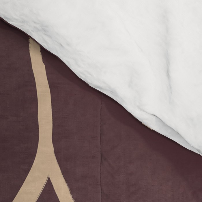 Abstract Line Art Cat 3 Comforter Gallery Image 4