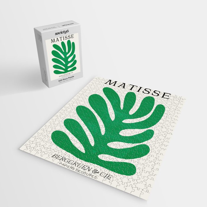 Shamrock: Matisse Color Paper Cutouts 02 Jigsaw Puzzle Gallery Image 2