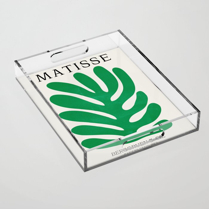 Shamrock: Matisse Color Paper Cutouts 02 Acrylic Tray Gallery Image 1