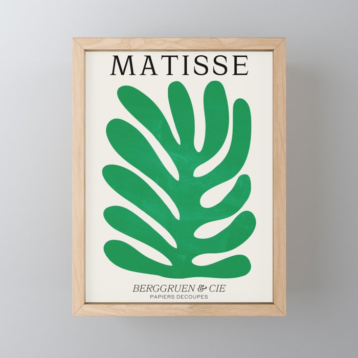 Shamrock: Matisse Color Paper Cutouts 02 Mini Art Print Gallery Image 1