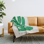 Shamrock: Matisse Color Paper Cutouts 02 Throw Blanket Gallery Image 1