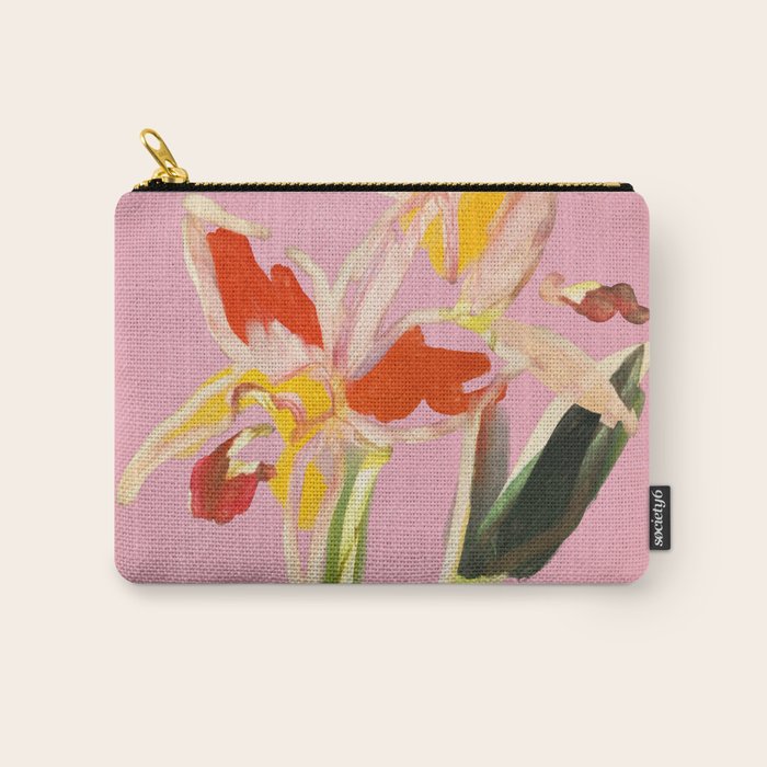 Abstract Minimal Flowers 11 Carry All Pouch Gallery Image 1