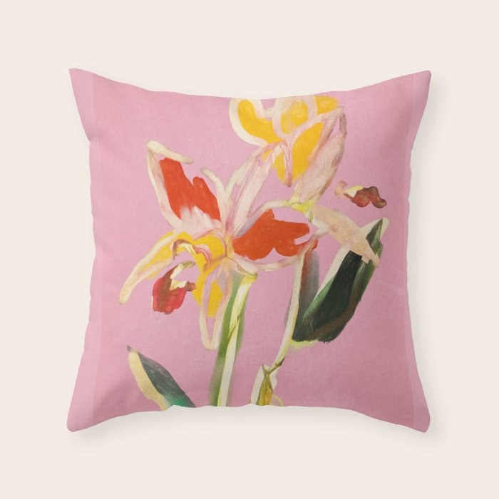 Abstract Minimal Flowers 11 Throw Pillow Gallery Image 6