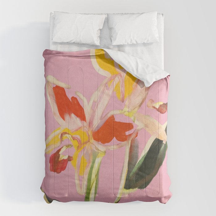 Abstract Minimal Flowers 11 Comforter Gallery Image 6