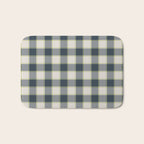 Modern Tartan in Earth Tones Bath Mat Gallery Image 1