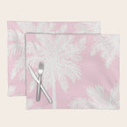 miami pink palms Placemat Gallery Image 1