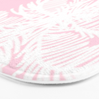 miami pink palms Bath Mat Gallery Image 3